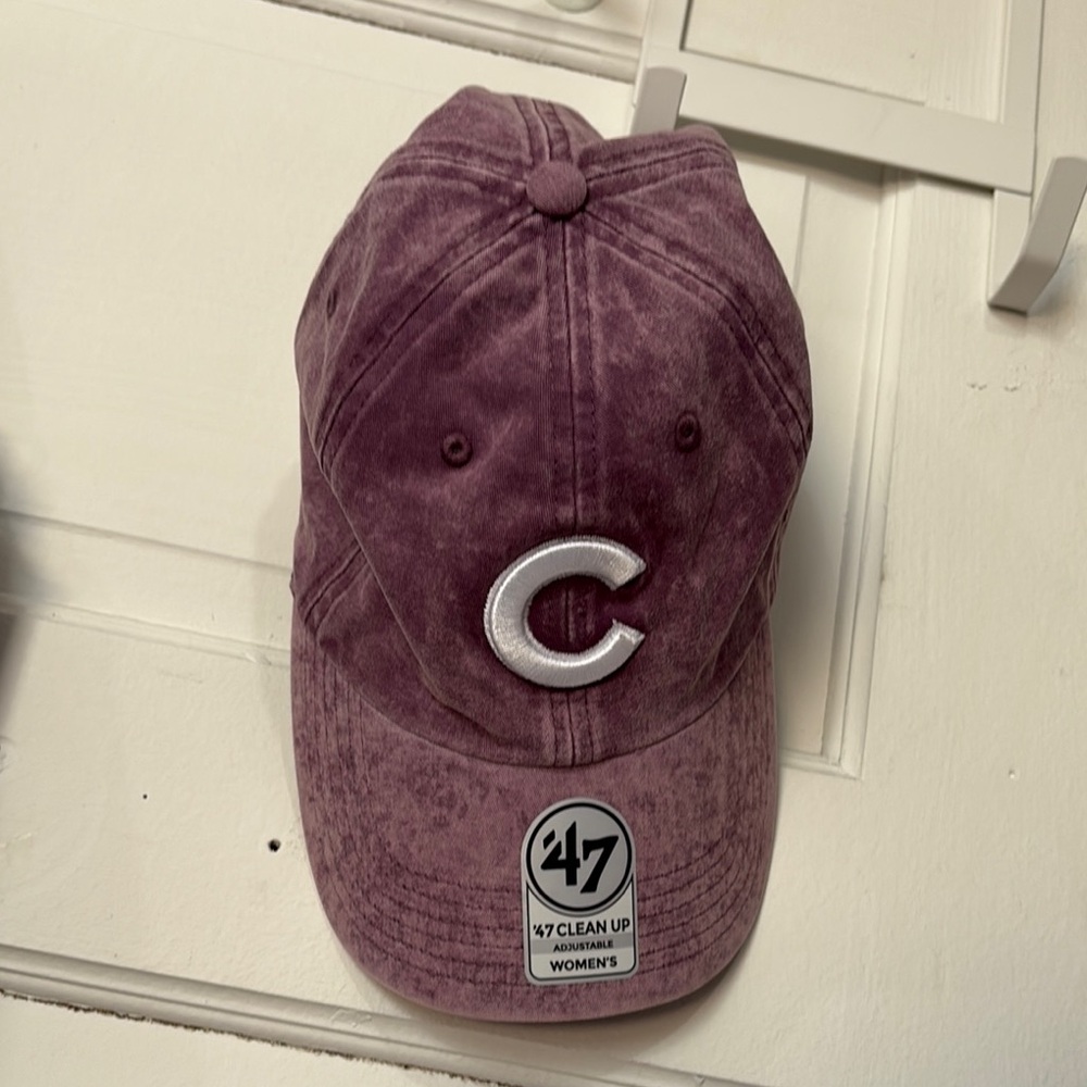 47 Purple Corduroy Hat Vintage Style